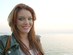 Redhead Emy Russo Blowing And Fucking Hardcore