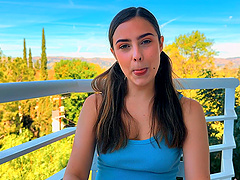 Teeny Alex & Violent Violet in naughty POV fun