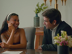 Wife Codey Steele gets raunchy with Gizelle Blanco in a steamy blowjob session