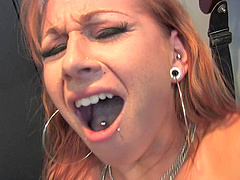Gia and Scarlet's wild night of kinky fun in punk attire