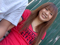 Japanese beauty Noriko Kago delivers a steamy blowjob in this raw reality encounter