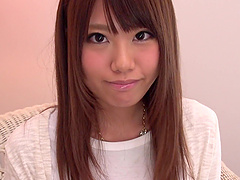 Japan's Chisa Hoshini rocks that lusty long locks while giving a mindblowing BJ to her lucky partner