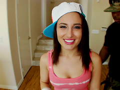 Hot White Babe Fucking In Interracial Sex Scene