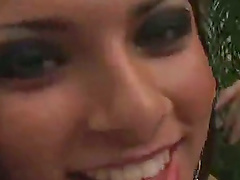 Brunette Tranny With A Nice Dick Gets Nailed