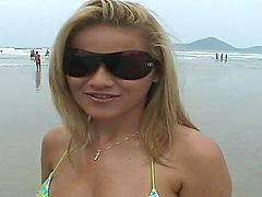 Blowjob And Facial By The Pool