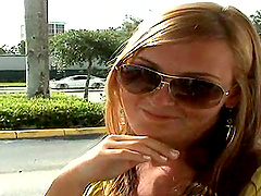 Taylor Thompson a Frisky Blonde Babe Sucking Dick