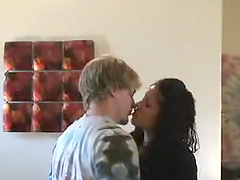 Brunette slut in homemade video rides cock after getting cunt licked