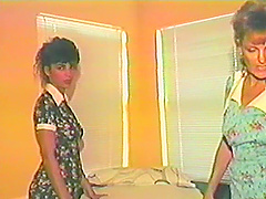 Two babes massage,tease and suck a cock in a FFM threesome scene