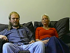 Lecherous granny with natural tits gets fucked hardcore after giving a wild blowjob