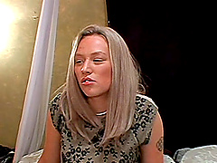 Radiant blonde babe gets fucked hardcore anal after giving a blowjob in a zesty pov action