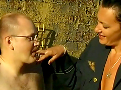 Sexy and lovely porn hottie treats cock a nasty blowjob in bdsm femdom action