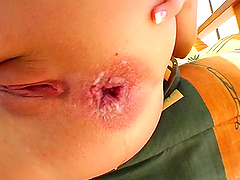 Beautiful Victoria Swinger sucks a dick nicely and gets ass fucked