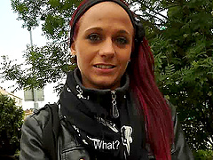 Horny Redhead Babe Has a Hardcore Sex for money