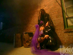 Nasty hot ass babes Rebecca Lord and Serenity gets drilled doggystyle