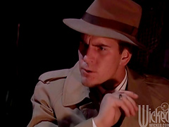 Blonde MILF with fake tits likes a tasty cock penetrating her twat hardcore