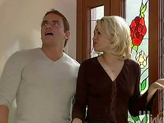 Michelle Michaels obtains cumshot after getting thrashed hardcore