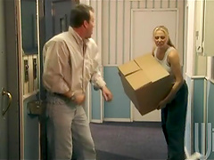 Lovely porn sweetheart Kaylani Lei gives huge cock a hot blowjob