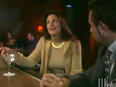 Sexy anal porn sluttie T.J. Hart bounced hard to a horny hot man’s dick