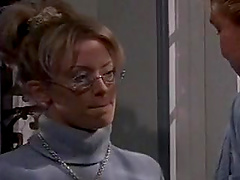 Babe sucks cock before getting her pierced clit fucked