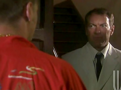 Babes eat pussy and cock in interracial Mmf threesome