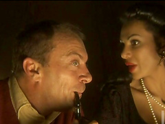 Bustybrunette porn hottie treats cock a hot and nasty blowjob