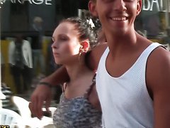 Stunning Amateur Babes Blowing Hard Dicks In Hotel Room