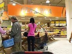 Cute Babe In Pink Reality POV Blowjob