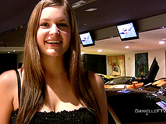 Lots of expensive sporty cars make Danielle horny in public