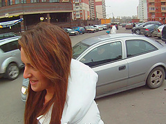 Hot blowjob scene with naughty amateur porn hottie in action