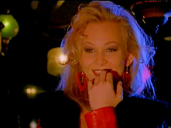 Lesbian Porn stars with fake tits have fun toying their shaved pussies