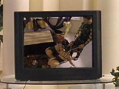 Sexy porn hotties Paige and Lola in a hardcore ffm threesome