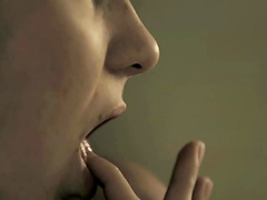 Rilee Marks fingering her tight pussy in masturbation